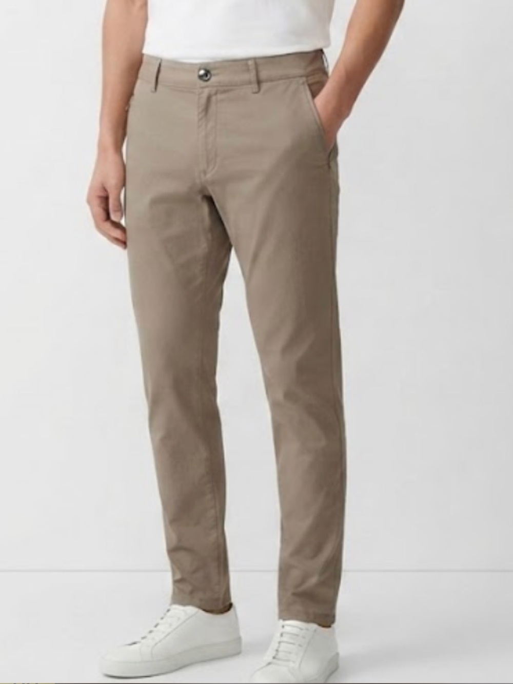 Birddogs Men's Classic Straight Chino Pants Size 30 x 30 Khaki Stretch Casual